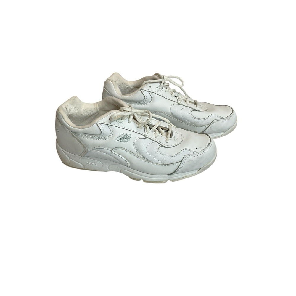 New Balance Sneakers Walking Strike Path 572 MW572WT White On White Size 12 D
